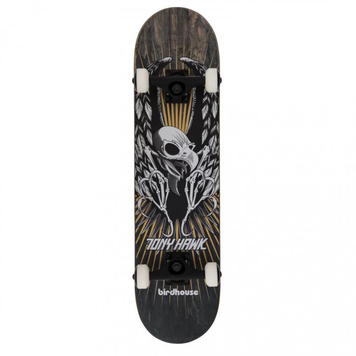 Skateboard Birdhouse Stage 3 Hawk Wings Black 7.75inch