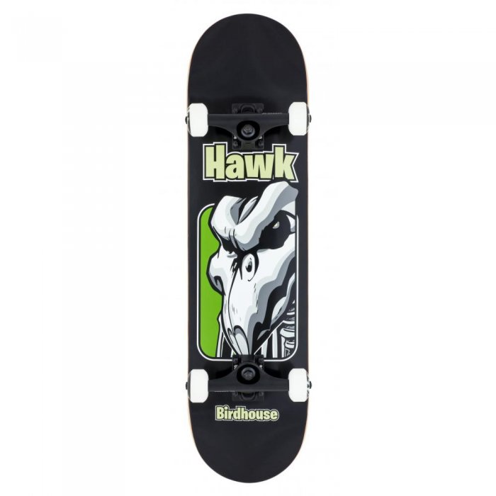 Skateboard Birdhouse Stage 3 Hawk Old School Black 8inch