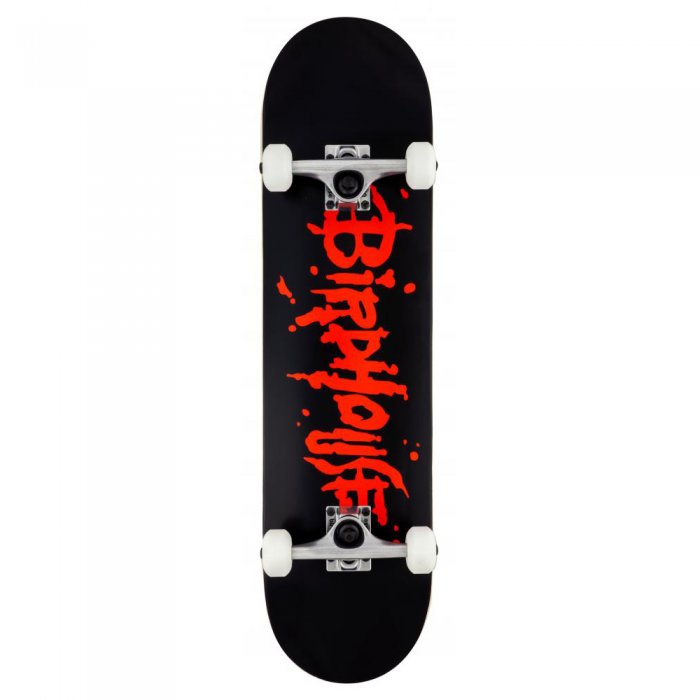 Skateboard Birdhouse Stage 1 Blood Logo Black/Red 8inch - Click Image to Close