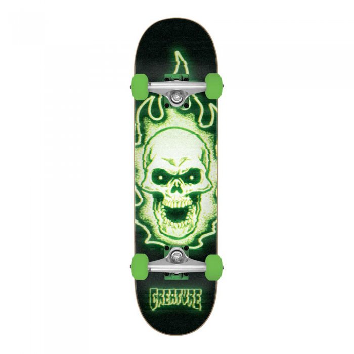 Skateboard Creature Bonehead Glitch XL Green/Black 8.51inch