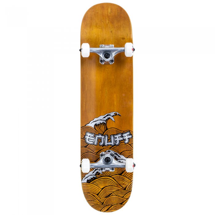 Skateboard Enuff Big Wave Brown/Silver 8inch - Click Image to Close