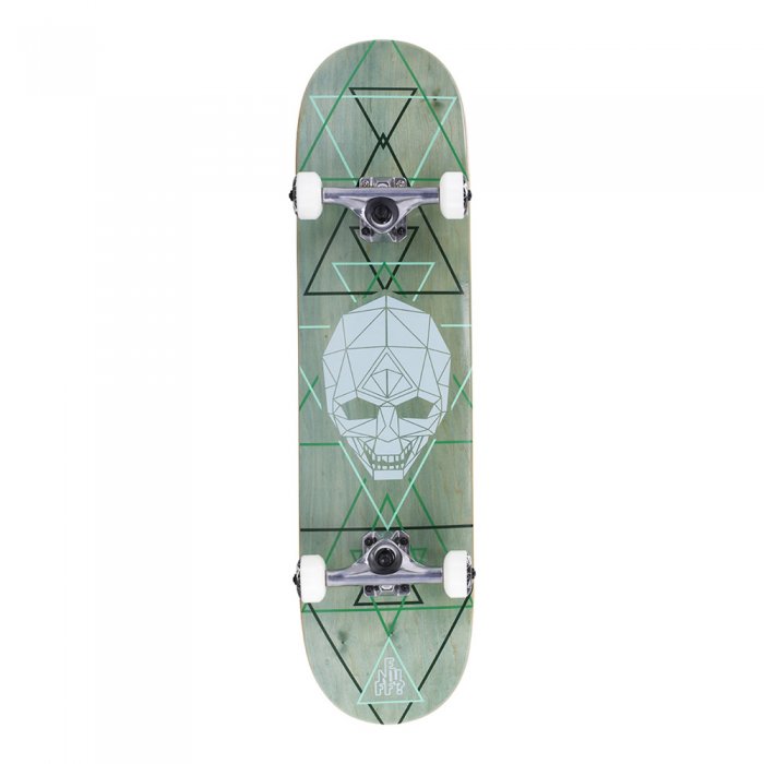 Skateboard Enuff Geo Skull Green 8inch