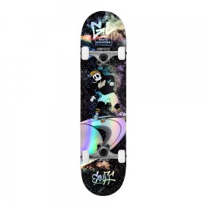 Skateboard Enuff Skully Hologram Black 7.75inch