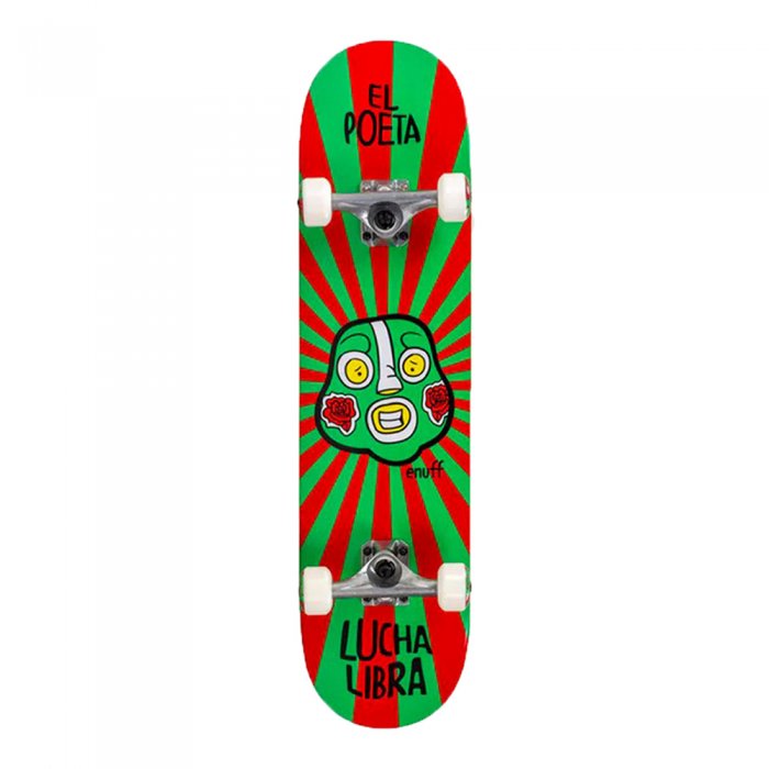 Skateboard Enuff Lucha Libre Mini Red/Green 7.25inch