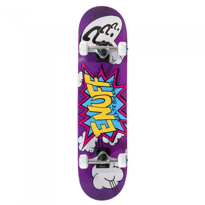 Skateboard Enuff Pow 2 Mini Purple 7.25inch - Click Image to Close