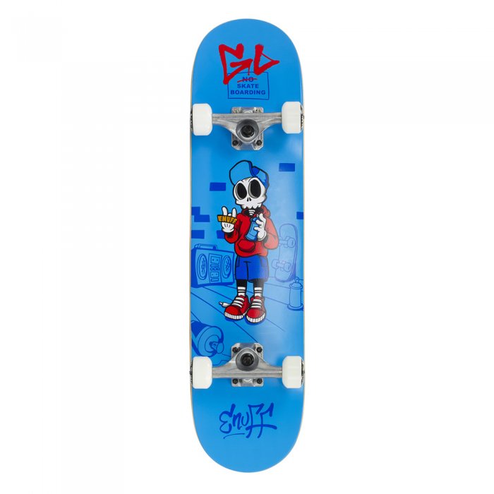 Skateboard Enuff Skully Blue 7.75inch - Click Image to Close