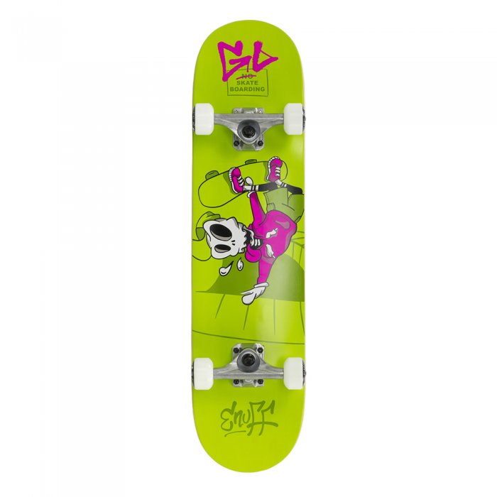 Skateboard Enuff Skully Mini Green 7.25inch - Click Image to Close