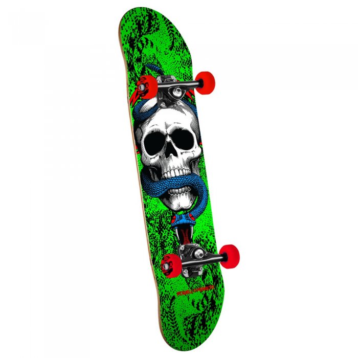 Skateboard Powell Peralta Skull & Snake 31.62X7.62inch green/red