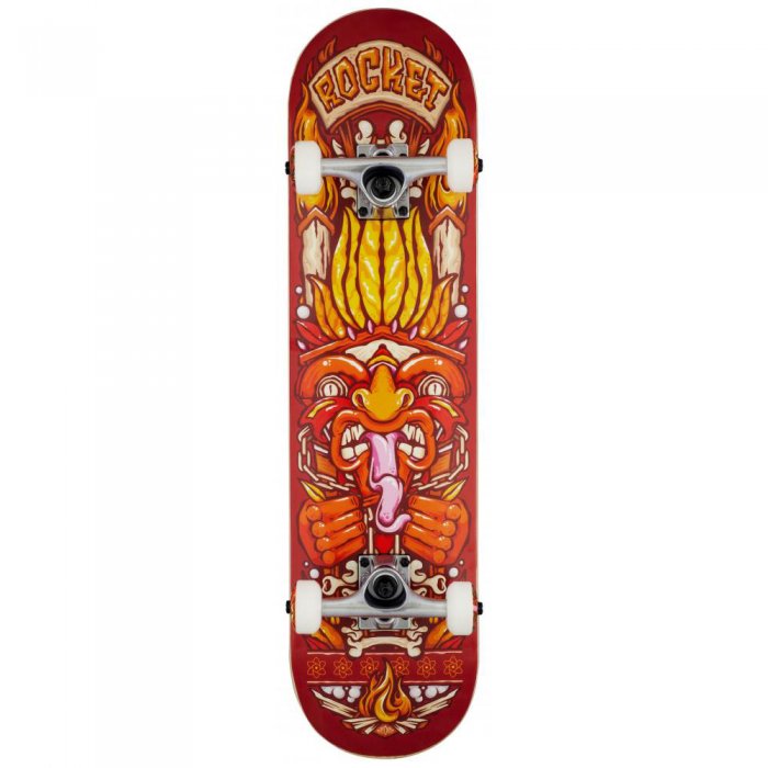 Skateboard Rocket Chief Pile-up Red 7.75inch