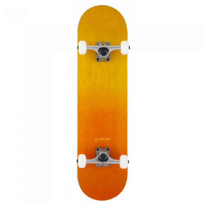 Skateboard Rocket Double Dipped Orange 8inch