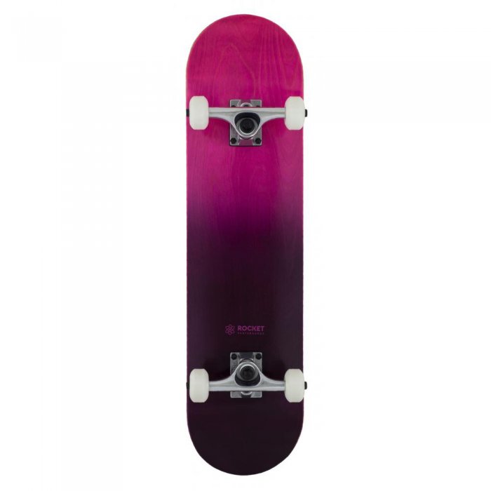 Skateboard Rocket Double Dipped Purple 7.75inch