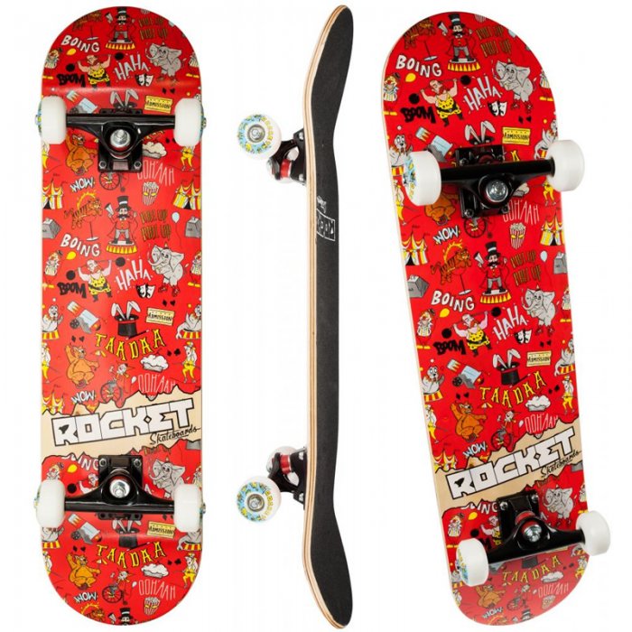 Skateboard ROCKET Wallpaper Circus