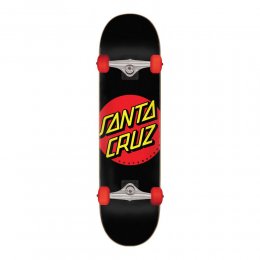 Skateboard Santa Cruz Classic Dot Super Micro Black 7.25inch