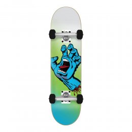 Skateboard Santa Cruz Screaming Hand Color Fade Full White/Blue 8inch
