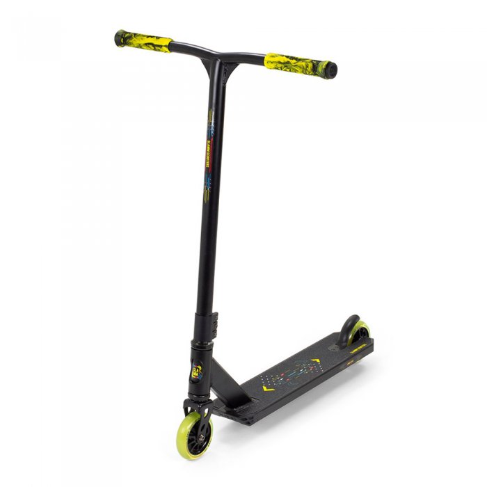 Trotineta Slamm Classic 9 Black/Yellow - Click Image to Close