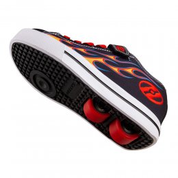 Heelys Snazzy X2 Black/Yellow/Red Flame