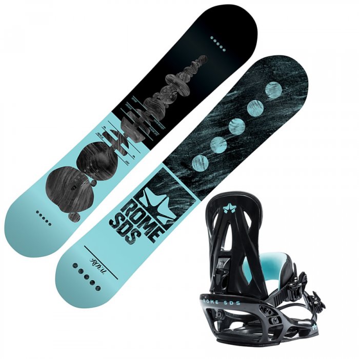 Placa snowboard Rome Royal cu legaturi Shift black