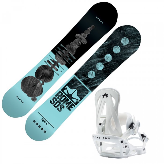 Placa snowboard Rome Royal cu legaturi Shift white