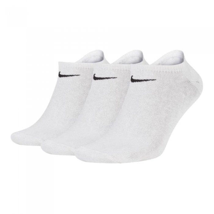 Set sosete Nike No Show 3 per White/Black