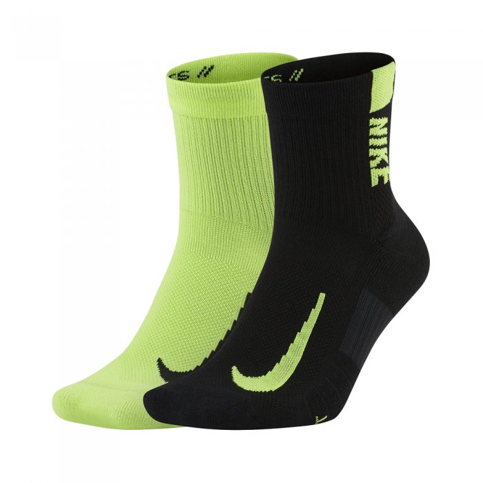 Set sosete Nike Multiplier Ns 2 Black/Green 2 per