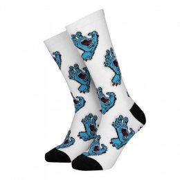 Set sosete copii Santa Cruz Multi Hand White/Black 2 per