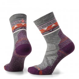 Sosete Smartwool W Hike Light Cushion Zig Zag Valle Ash/Charcoal 25/26
