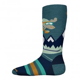 Sosete Smartwool Kids Wintersport Full Cushion Mountain Twilight Blue 25/26