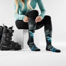 Sosete Smartwool W Full Cushion OTC Alpine Auroras Black 25/26