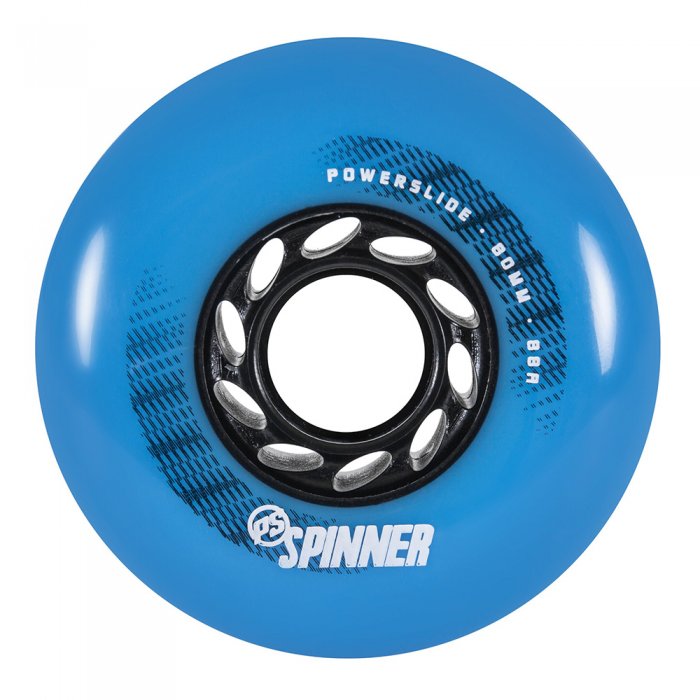 Set 8 roti Powerslide Spinner Blue 80mm/88A