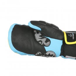 Manusi Level SQ JR CF Mitt Yellow-Blue