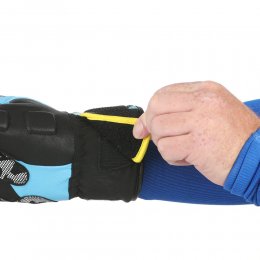 Manusi Level SQ JR CF Mitt Yellow-Blue