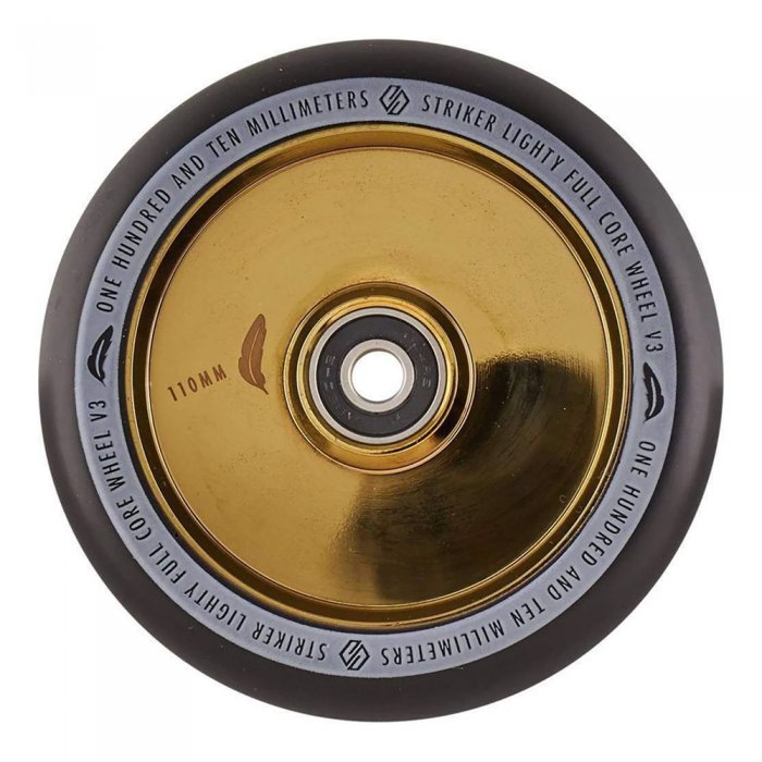 Roata Trotineta Striker Lighty Fullcore V3 Gold Chrome