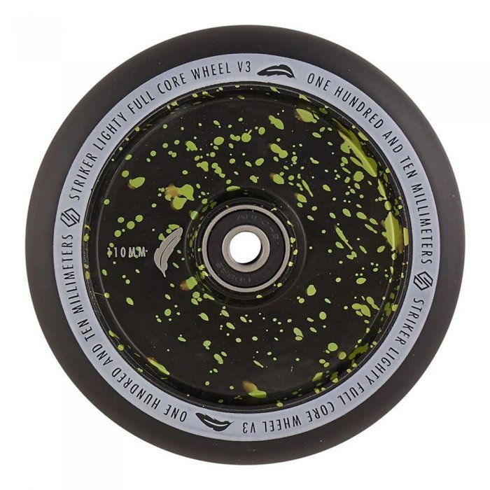 Roata Trotineta Striker Lighty Fullcore V3 Splash Black/Green