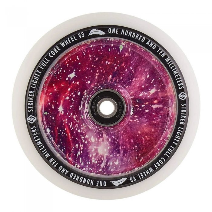 Roata Trotineta Striker 110mm Lighty Fullcore V3 White/Purple Galaxy