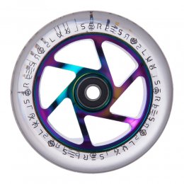 Roata Trotineta Striker Lux Spoked 110mm Clear/Rainbow