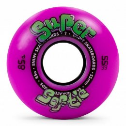 Set 4 roti skateboard Enuff Super Softie 55mm Purple