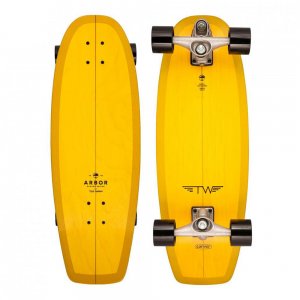 Surfskate Arbor Complete C7 Shaper Warren Yellow