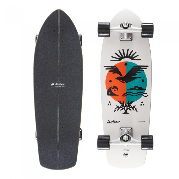 Surfskate Arbor CX Surf Rocket White