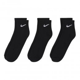 Set sosete Nike Everyday Cushioned Qtr 3 per Black/White