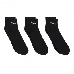 Set sosete Nike Everyday Cushioned Qtr 3 per Black/White