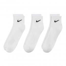 Set sosete Nike Everyday Cushioned Qtr 3 per White/Black