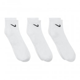 Set sosete Nike Everyday Cushioned Qtr 3 per White/Black