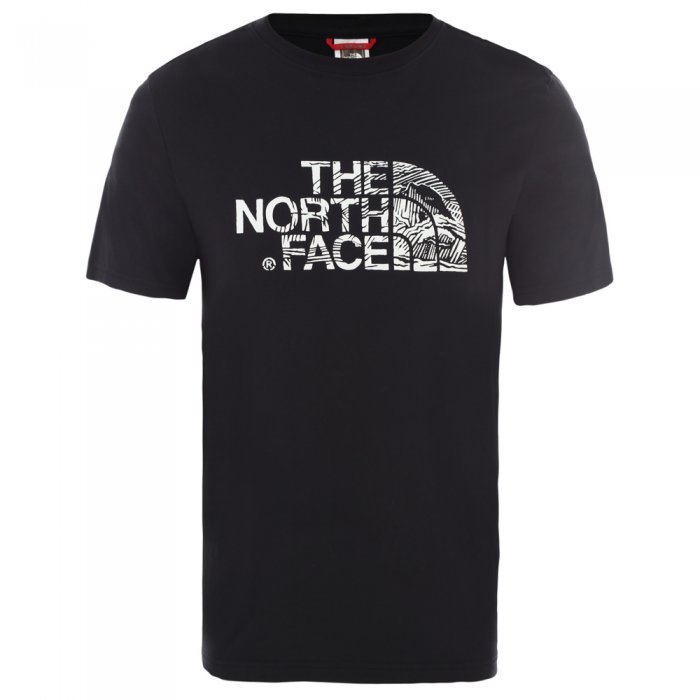 Tricou The North Face Woodcut Dome Black