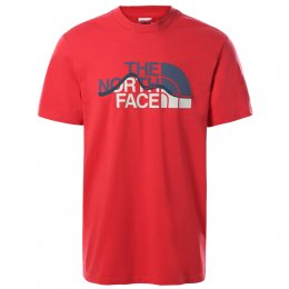 Tricou North Face Mount Line Rococco Red