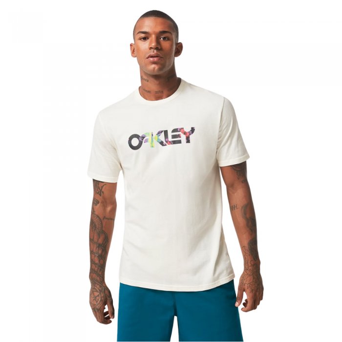 Tricou Oakley Floral Splash B1B Arctic White