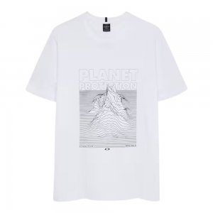 Tricou Oakley Futurescape Protopia White