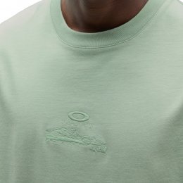 Tricou Oakley MTN Ridge Embroidered Faded Green