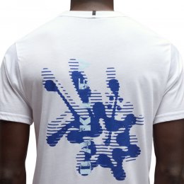 Tricou Oakley Waterscape Hibiscus White