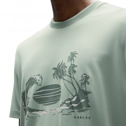 Tricou Oakley Waterscape Ventura Sun Faded Green