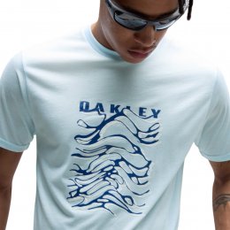 Tricou Oakley Waterscape Waves Frost